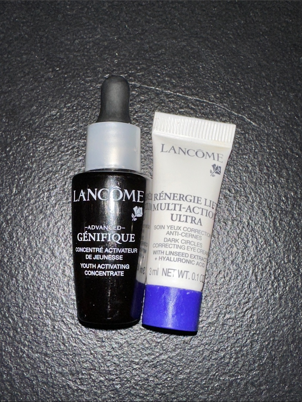 Lancome advanced genifique and renergie lift multi action ultra minis